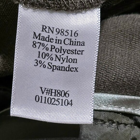 Coldwater Creek Corduroy Pants P6 Womens Fine Wale Pincord Green Velvet Trousers - Picture 14 of 15